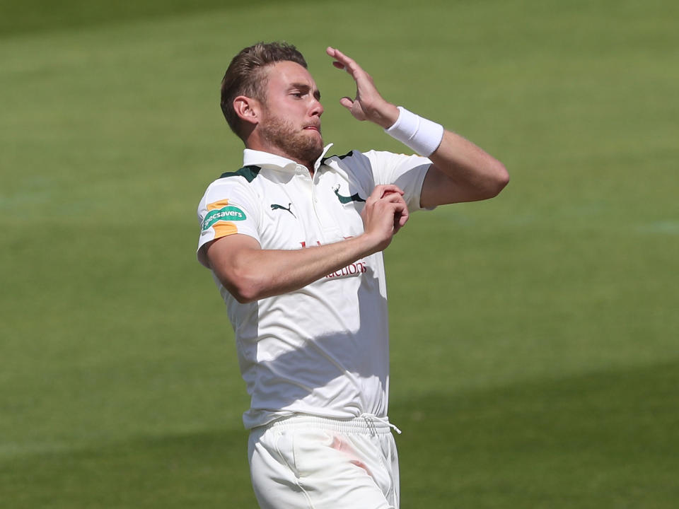 Stuart Broad bowled only 21 overs in Nottinghamshire's win over Leicestershire: Getty