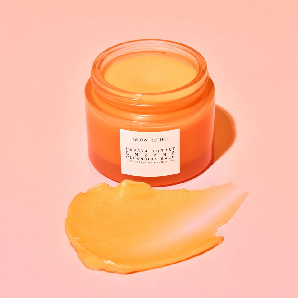 Glow Recipe Papaya Sorbet Smoothing Enzyme Cleansing Balm & Makeup Remover. Image via Sephora