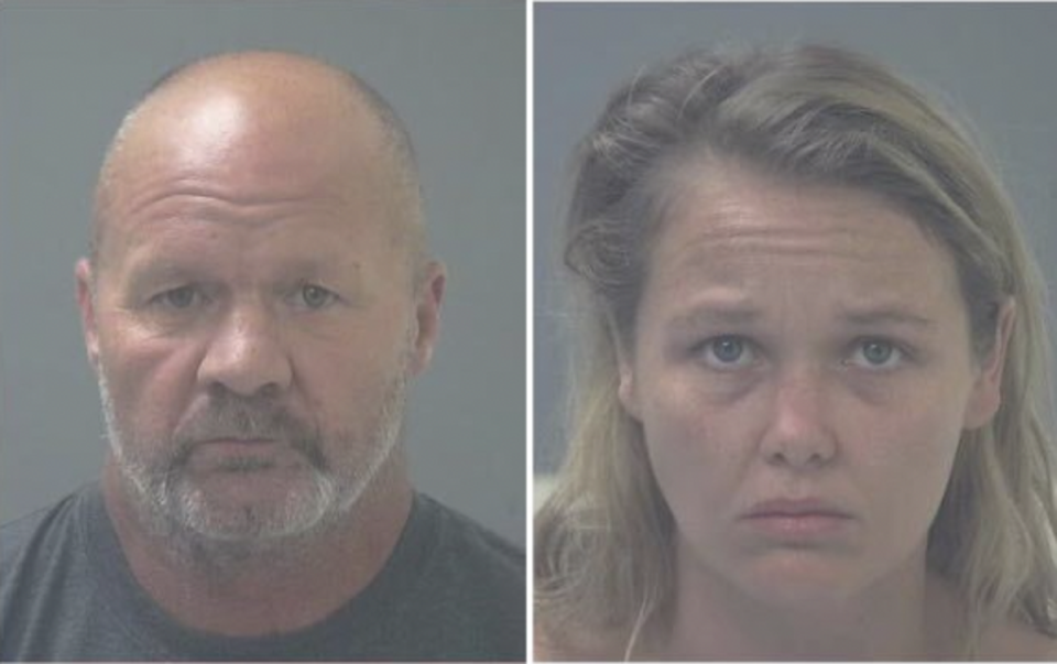 The mother of Vinson’s child, 25-year-old Rachel Moore, and her former stepfather Jason Layne Curtis, 53, have been arrested (SRCSO)