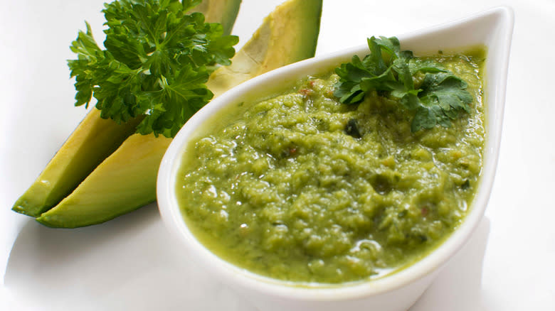 guasacaca traditional green sauce