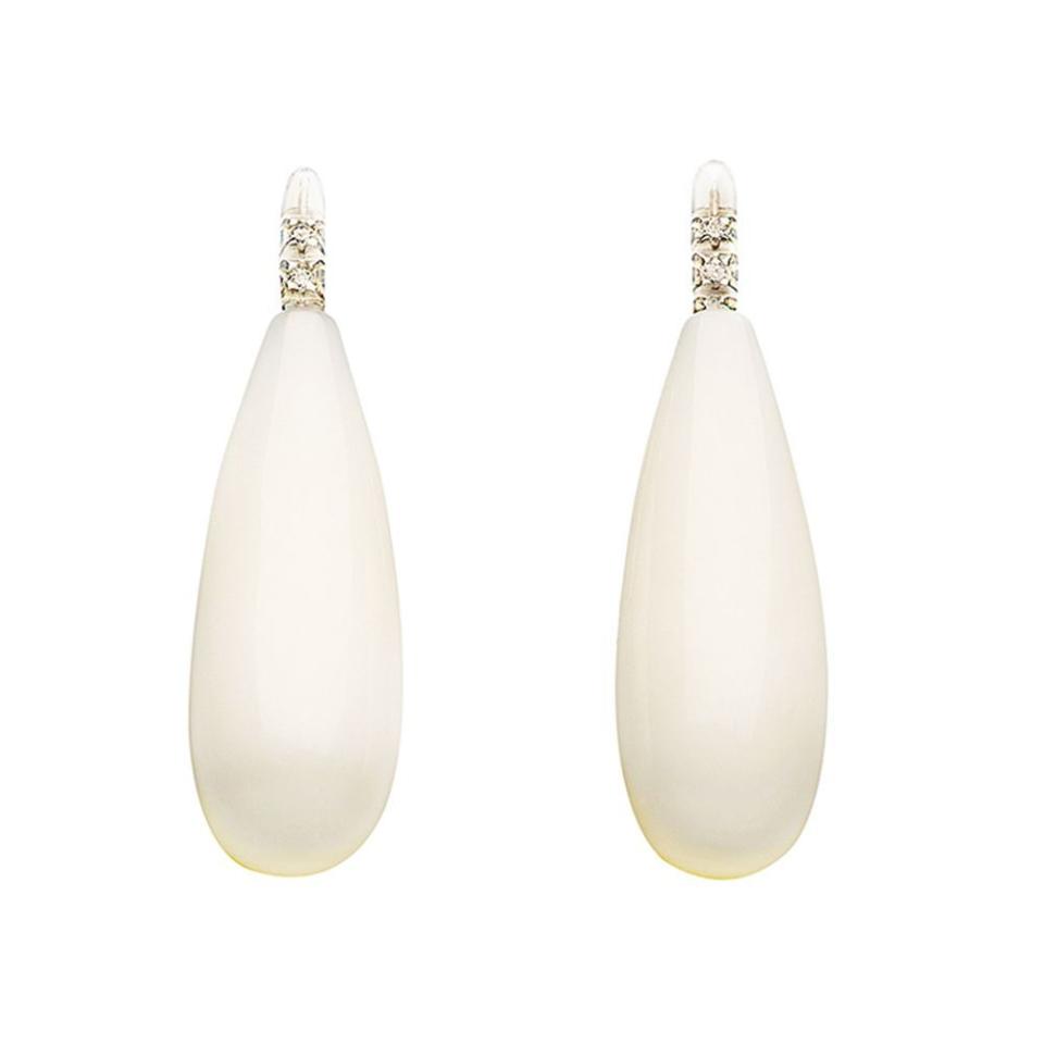 <p><a href="https://www.antoninodesimone.it/en/white-pacific-coral-earrings-18-kt-white-gold-and-2-diamonds" rel="nofollow noopener" target="_blank" data-ylk="slk:Shop Now;elm:context_link;itc:0;sec:content-canvas" class="link ">Shop Now</a></p><p>White Pacific Coral Earrings </p><p>antoninodesimone.it</p><p>€530.00</p>