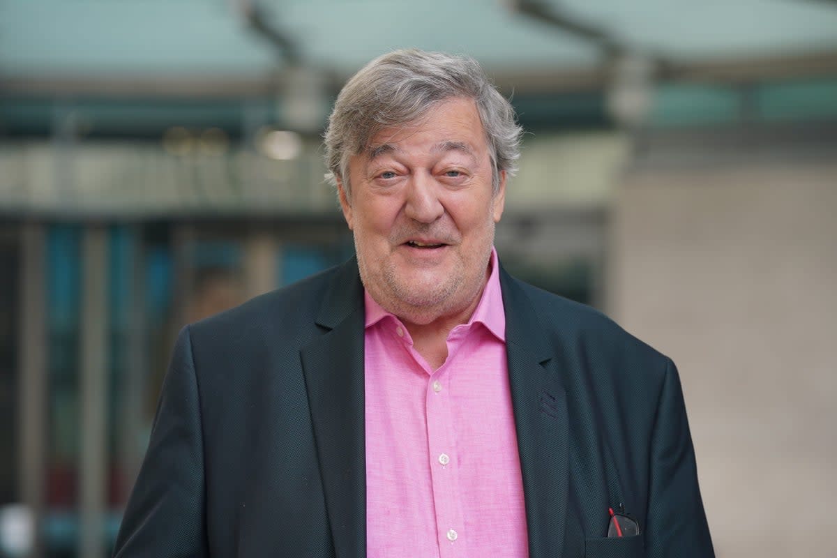 Stephen Fry pictured above (PA Wire)