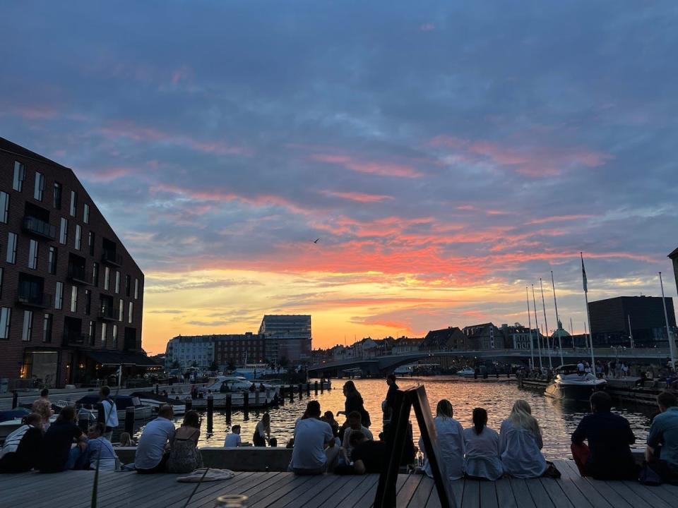 A view of Copenhagen Harbor.