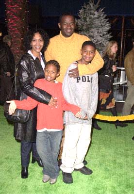 Brian McKnight and his brood at the Universal Amphitheatre premiere of Universal's Dr. Seuss' How The Grinch Stole Christmas