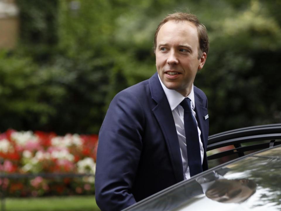 Matt Hancock has pledged £487m to transform technology in the NHS: AFP/Getty