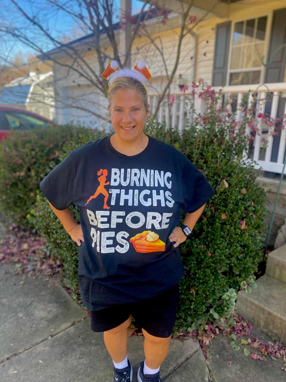 Missy Gillenwater ran a virtual 5k for Thanksgiving.  (Courtesy Missy Gillenwater )