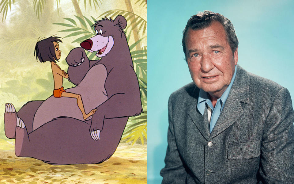 Phil Harris – Baloo in 'The Jungle Book' (1967) - Credit: Rex