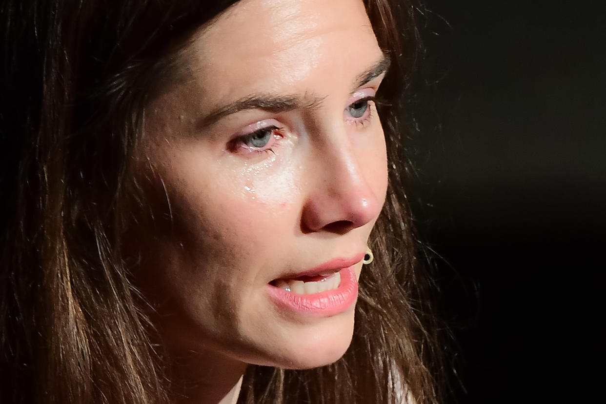 Amanda Knox - (Foto de VINCENZO PINTO/AFP via Getty Images)