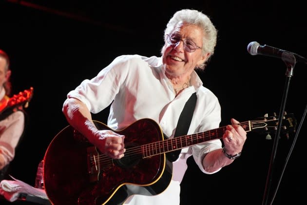 Roger Daltrey, on stage during 'Ovation' a celebration of 24 Years of gigs for the Teenage Cancer Trust, at the Royal Albert Hall, London. Picture date: Sunday March 24, 2024. - Credit: Ian West/PA Images/Getty Images