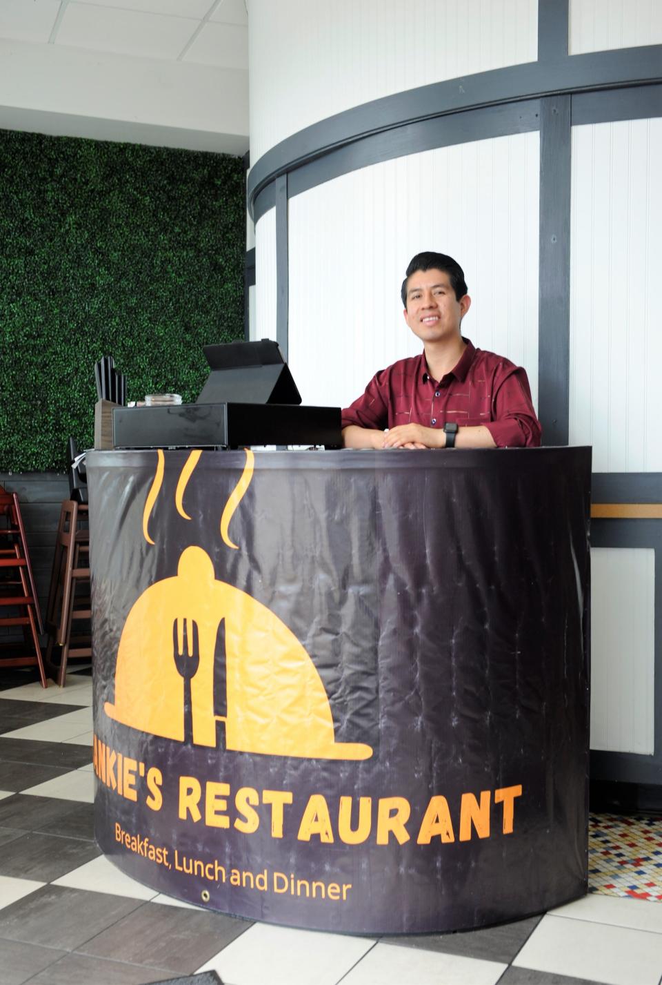 Frankie Gonzales greets diners inside his new restaurant on Evansville's East side on Wednesday, Aug. 16, 2023.