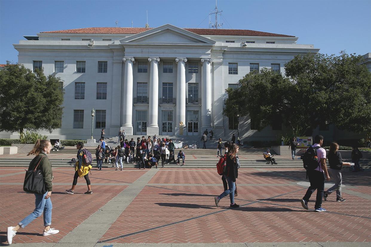 Sproul Hall at the UC Berkeley campus on Wednesday, November 1, 2017, in Berkeley, Calif..