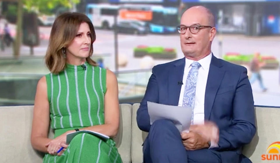 sunrise hosts nat barr and david koch