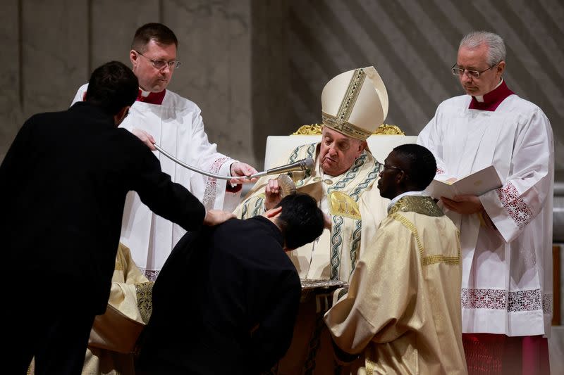 The Easter Vigil in Saint Peter's Basilica