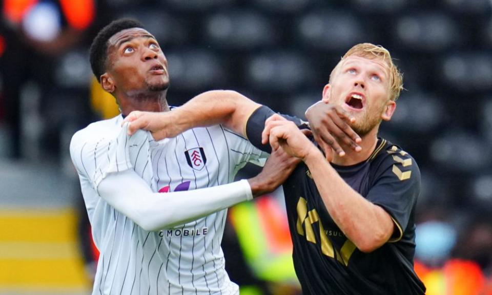 Charlton’s permanent signing of Jayden Stockley (right), in action against Fulham, should guarantee them goals.