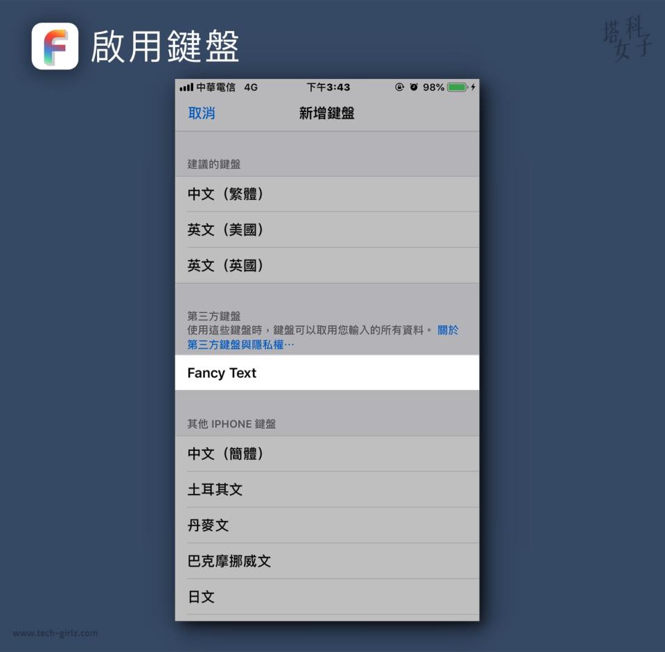 想用不同英文字體傳訊息、發文嗎？！下載這款APP就可以！