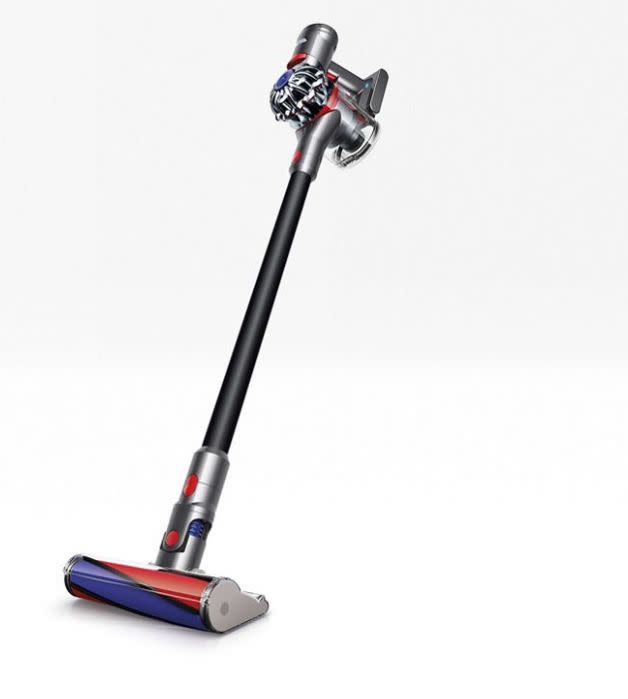This <a href="https://fave.co/3lGr6uX" target="_blank" rel="noopener noreferrer">popular cordless stick vacuum</a> comes with plenty of accessories and can be detached and used as a handheld vacuum. It's lightweight enough that you can use it to remove dirt from your ceilings and walls.<a href="https://fave.co/3lGr6uX" target="_blank" rel="noopener noreferrer"> Originally $350, on sale for $250 at Dyson</a>.