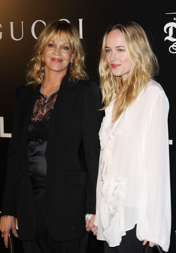 Biutiful LA Premiere 2010 Melanie Griffith Dakota Johnson