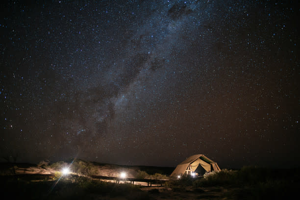 Sal Salis, Ningaloo Reef - Milky Way at night (Photo: Luxury Lodges of Australia)
