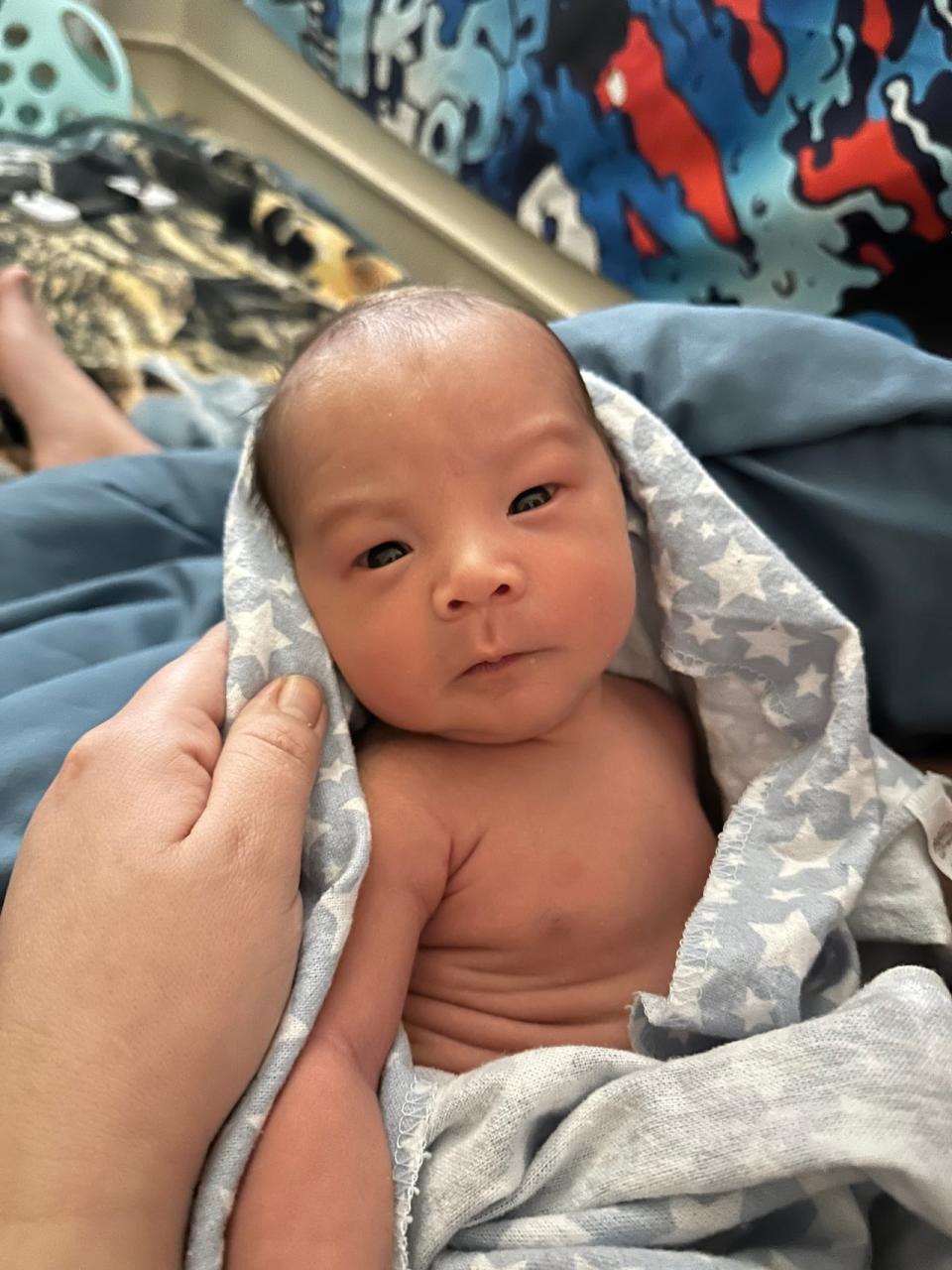 Caitlin Klengenbern said Jamie Shepherd Sapotiatuk Klengenberg-Felix was born at the Inuvik Regional Hospital at 7:05 p.m. on January 2. (Submitted by Caitlin Klengenberg - image credit)