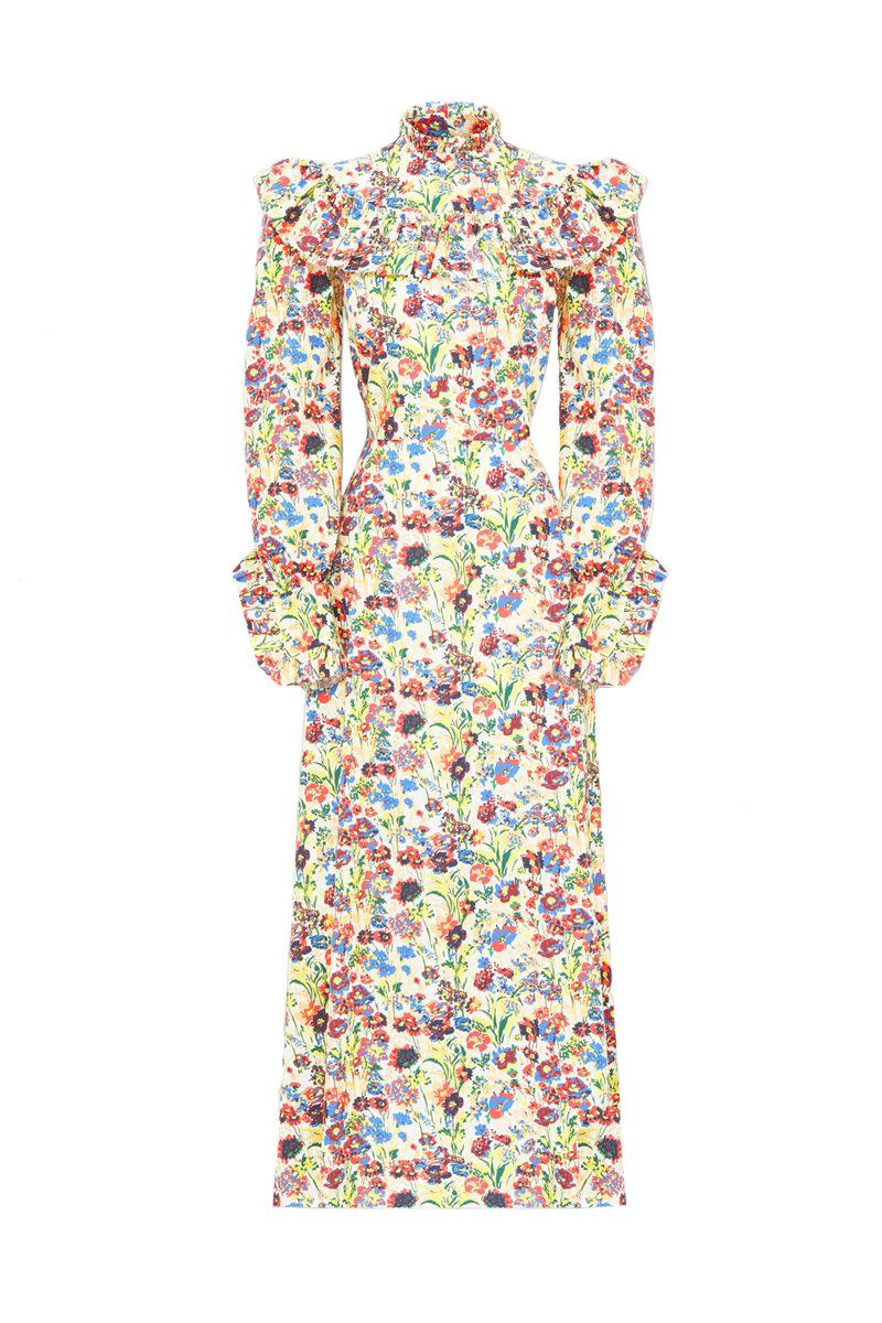 The Vampire's Wife White Floral Print Maxi Dress