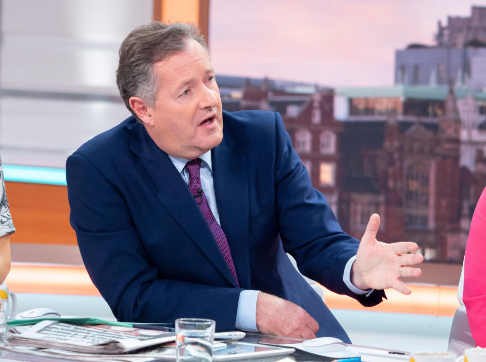 Piers Morgan defended Captain Tom on GMB. (ITV)