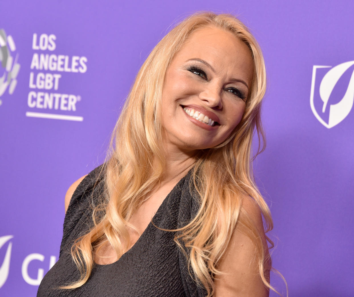 LOS ANGELES, CALIFORNIA - APRIL 22: Pamela Anderson attends The Los Angeles LGBT Center Gala at Fairmont Century Plaza on April 22, 2023 in Los Angeles, California. (Photo by Gregg DeGuire/WireImage)