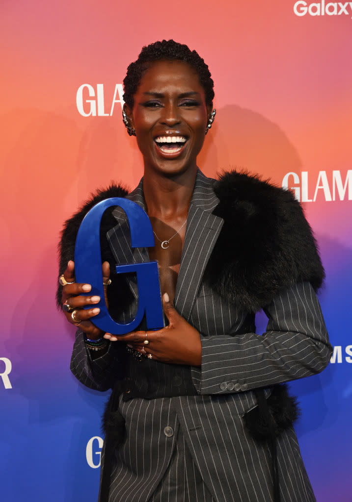 Jodie with her Glamour award