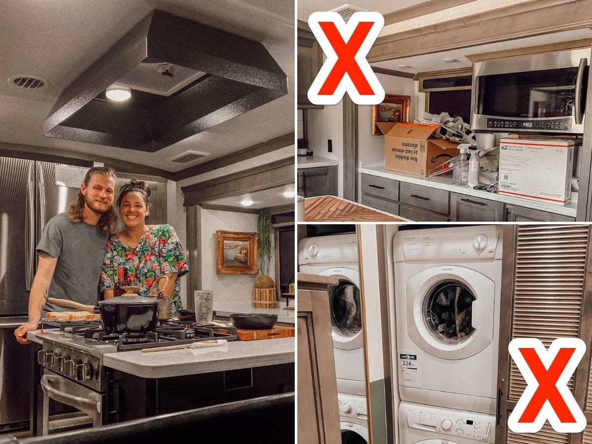 Kirsten and Devin Trout have made mistakes while living in four RVs in the last five years.