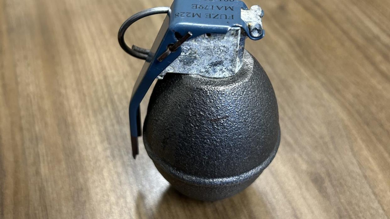 <div>An inactive grenade brought to a Novato school by a guest for a history lesson prompted a lockdown at the school on April 30, 2024.</div>