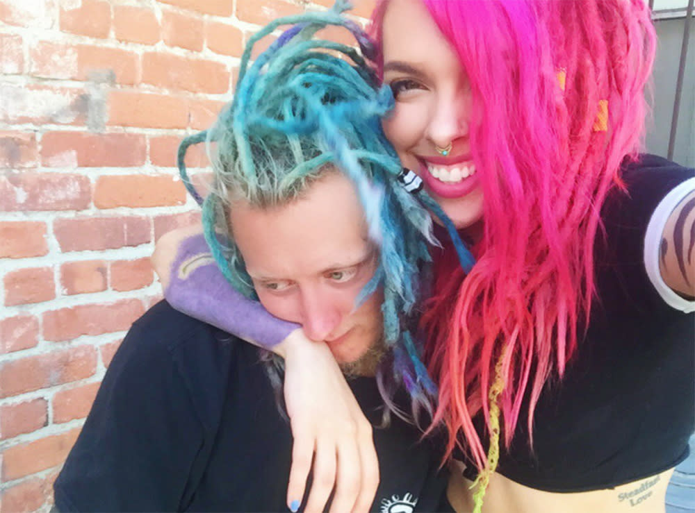 YouTubers Jason Sampson and Veronica Rose were accused of being racist for their “Cultural Appropriating” tweet. (Photo: Twitter/veeoneeye)