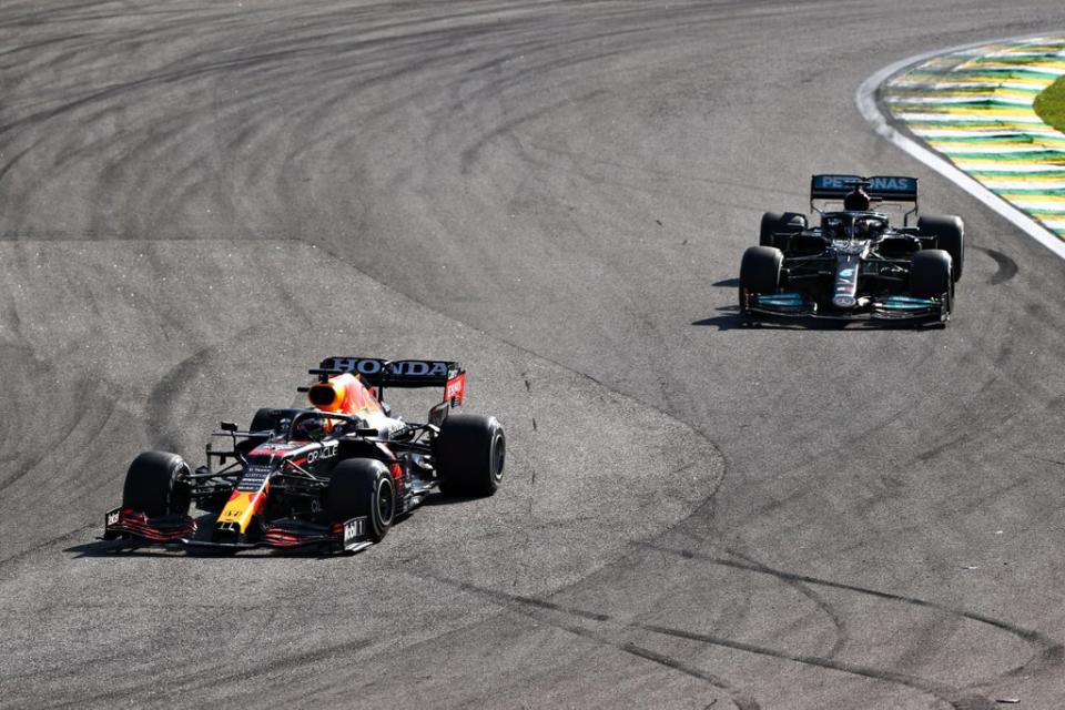 Verstappen forced Hamilton off the track at the Brazil GP (Getty Images)