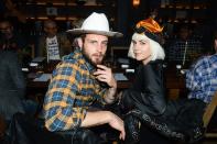 Nico Tortorella and Bethany C. Meyers do a turn about at R13 Denim celebrates the grand opening of its SoHo flagship in New York City on Thursday night. 