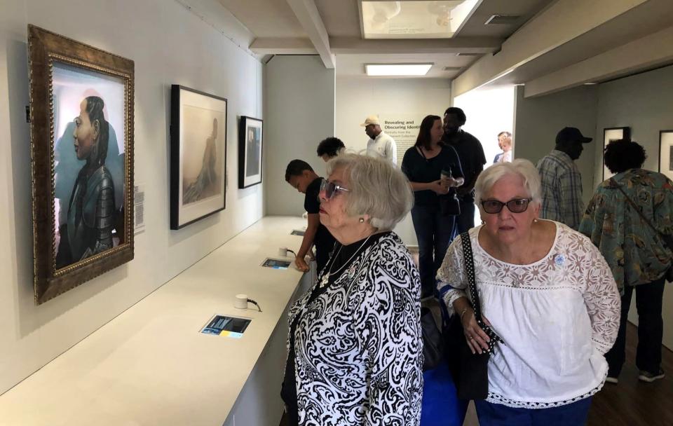 Lamb Arts Fest 2022 guests tour the Virginia Museum of Fine Arts exhibition.