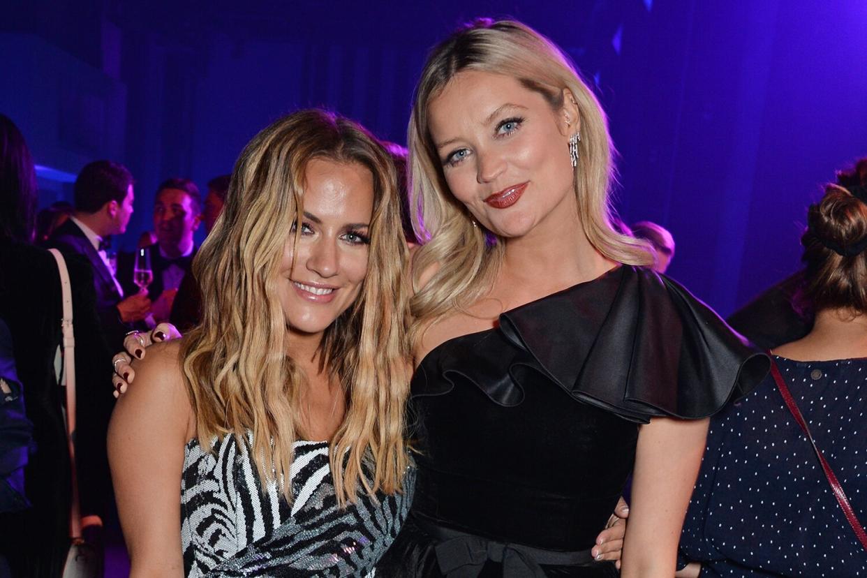Caroline Flack (L) and Laura Whitmore attend the GQ Men of the Year Awards 2018