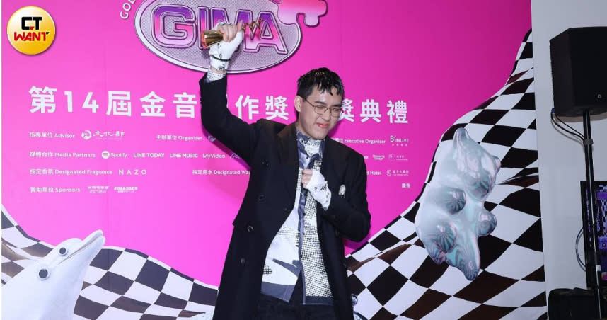 來自於《大嘻哈時代2》的新星Gummy B，在本屆金音搶先拿下「最佳現場演出獎」。（圖／焦正德攝）