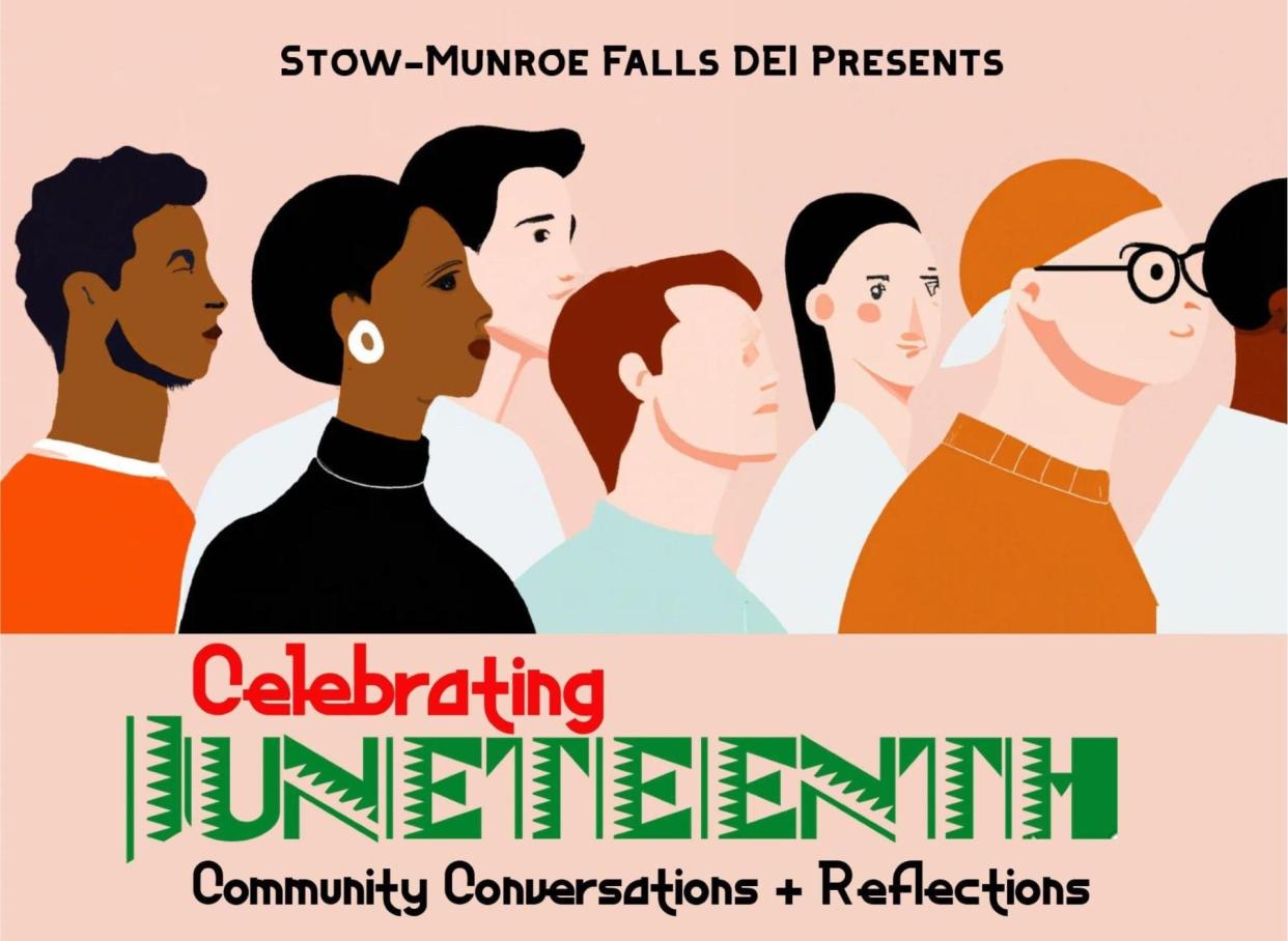 The Stow-Munroe Falls DEI Initiative is hosting a community conversation on June 19 in observance of Juneteenth.