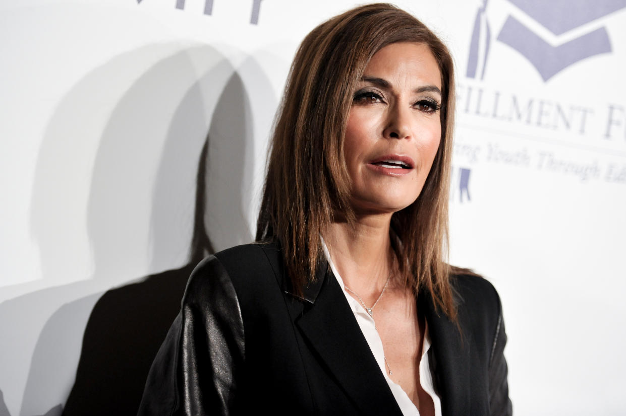 Teri Hatcher, a sexual assault survivor who helped convict her abuser decades later, has sent an open letter to President Trump for mocking Christine Blasey Ford. (Photo: AP)