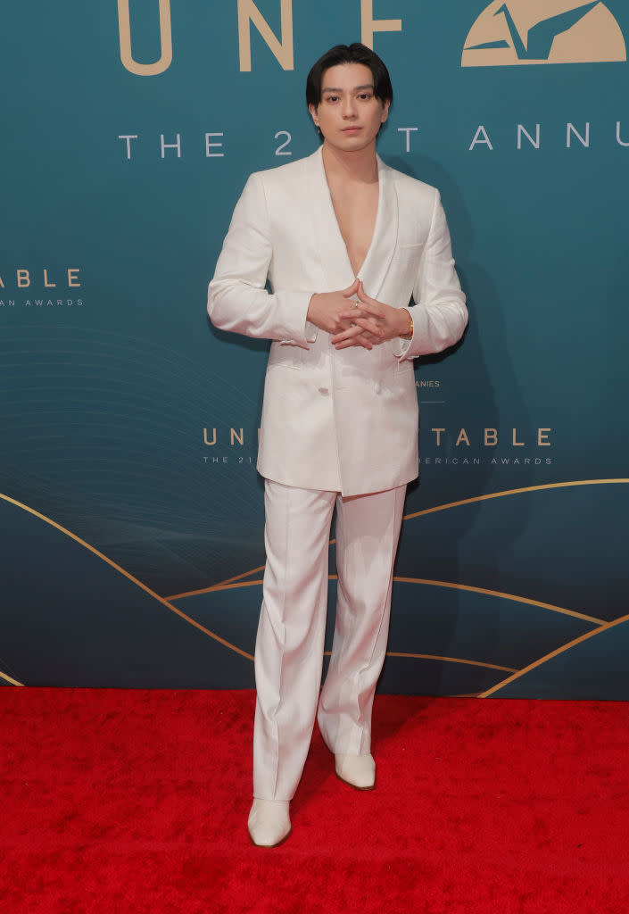 BEVERLY HILLS, CALIFORNIA - DECEMBER 16: Mackenyu attends the 21st Annual Unforgettable Gala at The Beverly Hilton on December 16, 2023 in Beverly Hills, California. (Photo by Emma McIntyre/Getty Images)