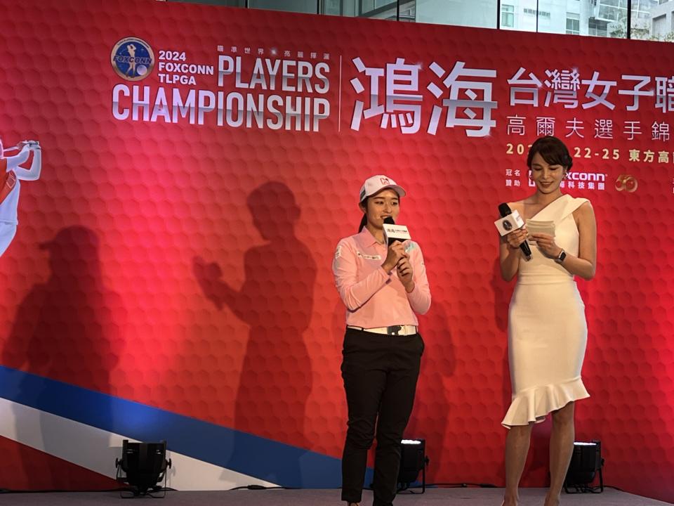 吳佳晏期待明年能奪得JLPGA頂級巡迴賽首場優勝。（王毓健／攝）