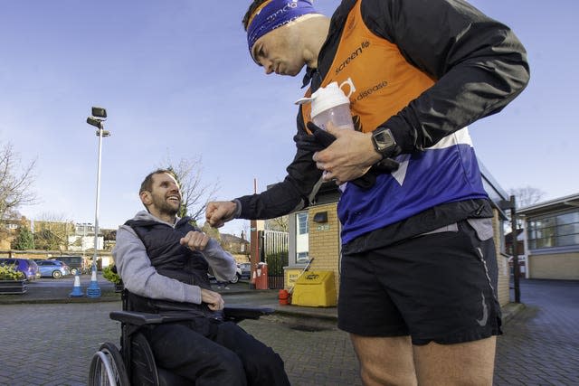 Kevin Sinfield and Rob Burrow Handout Photo