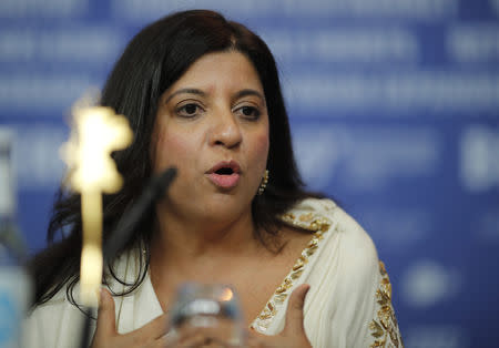 Director, screenwriter and producer Zoya Akhtar attends a news conference to promote the movie Gully Boy at the 69th Berlinale International Film Festival in Berlin, Germany, February 9, 2019. REUTERS/Hannibal Hanschke