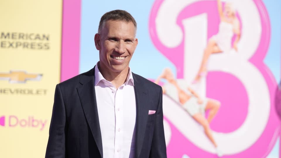 CEO of Mattel, Ynon Kreiz, arrives at the premiere of "Barbie" on Sunday, July 9, 2023, at The Shrine Auditorium in Los Angeles. - Chris Pizzello/AP