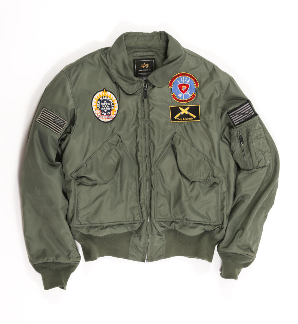 Anthony Bourdain's jacket (Photo: Lark Mason Associates)