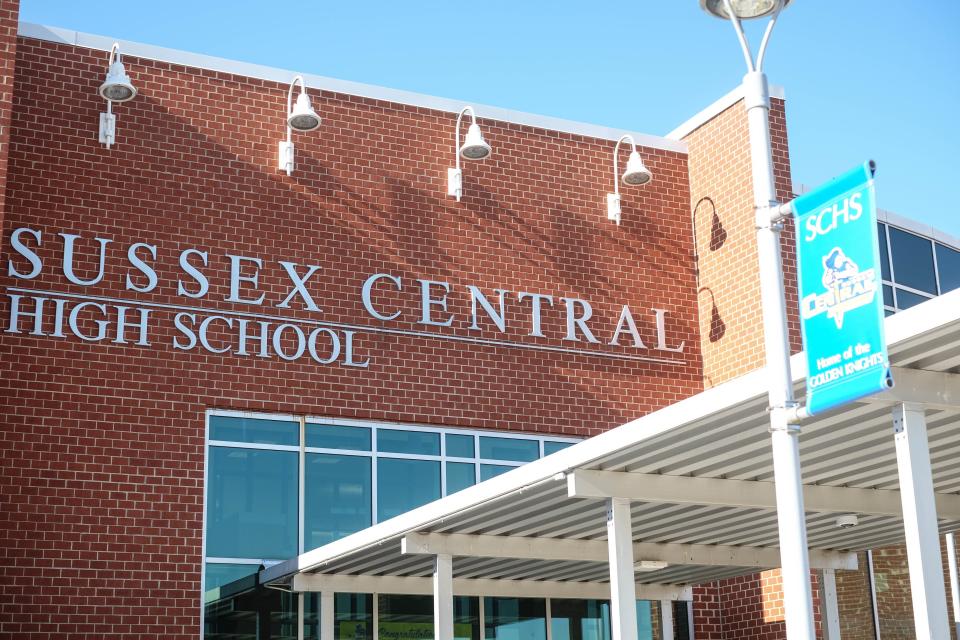 Sussex Central High School is located at 26026 Patriots Way in Georgetown, Delaware.