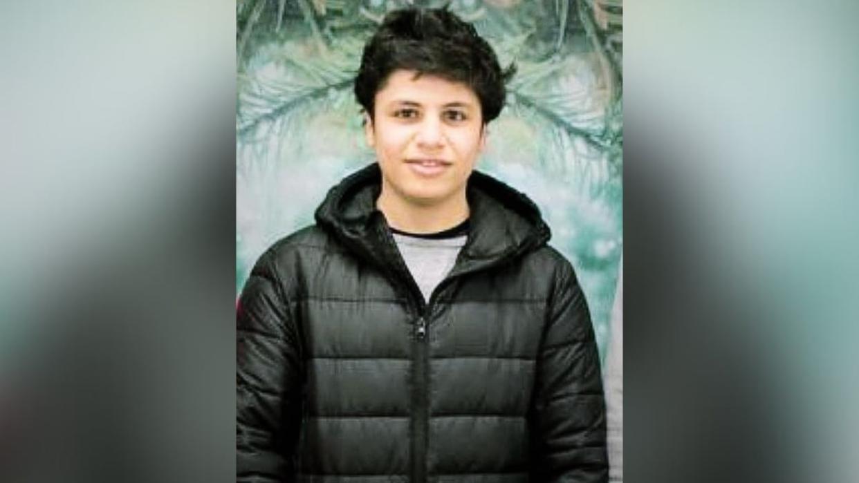 Ahmad Al Marrach was a 16-year-old student at Citadel High School. He and his family came to Canada from Syria as refugees eight years ago. (Al Marrach family image - image credit)