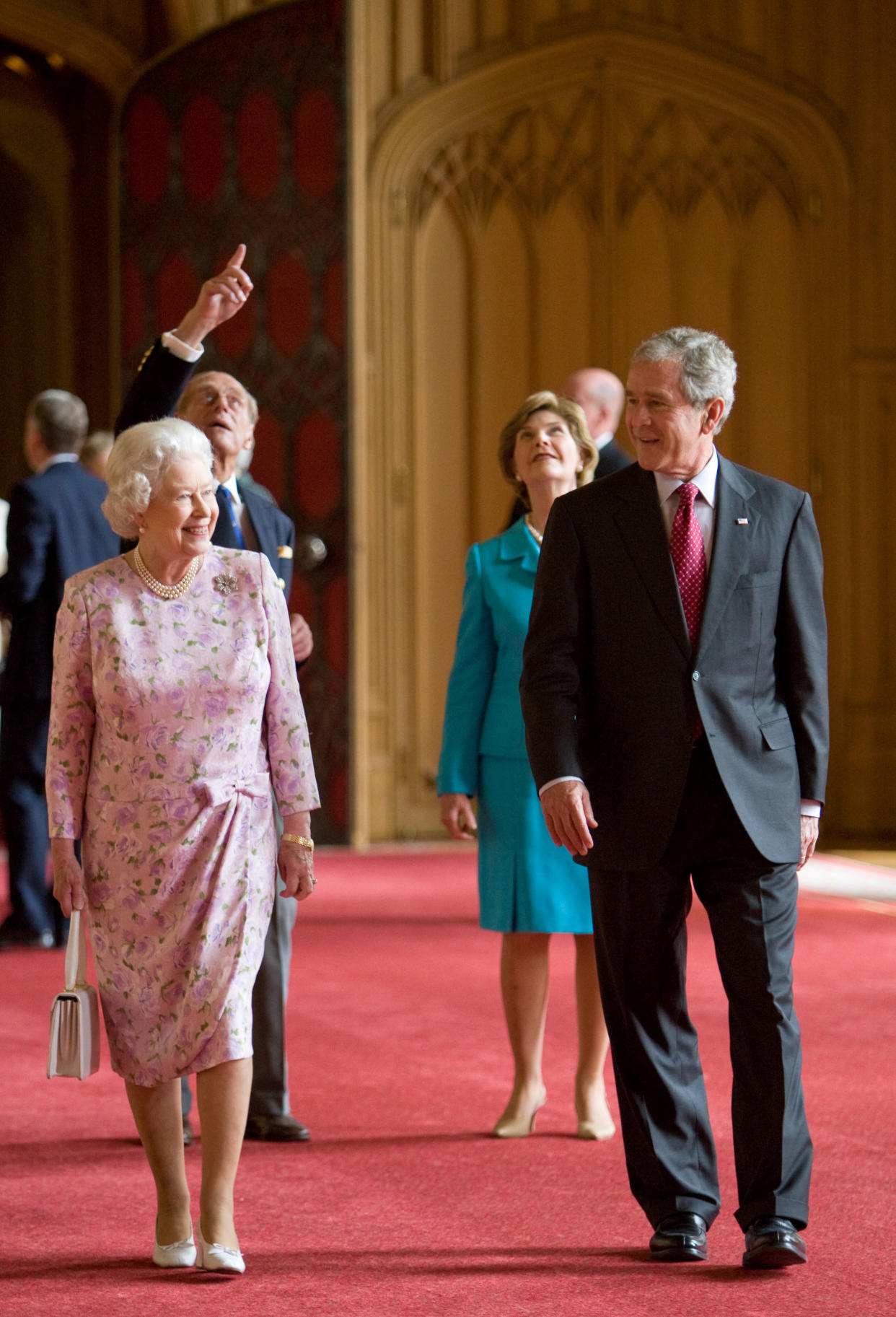 George W Bush Visits Queen Elizabeth II At Windsor Castle (Tim Graham Royal Photos / Getty Images)