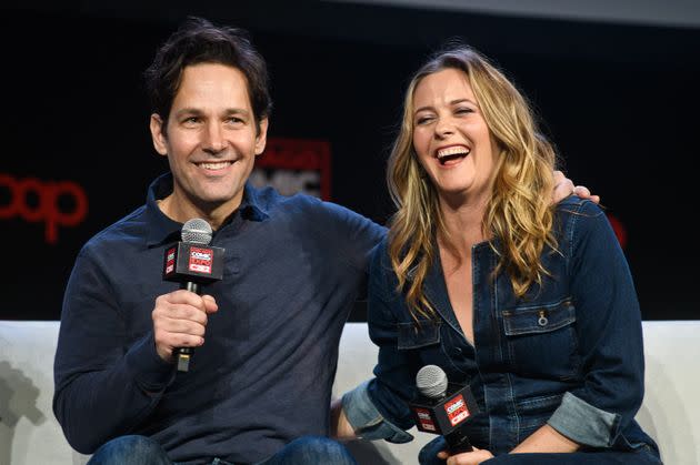 Paul Rudd and Alicia Silverstone pictured in 2019 (Photo: Timothy Hiatt via Getty Images)