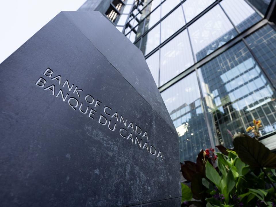  The Bank of Canada building in Ottawa.