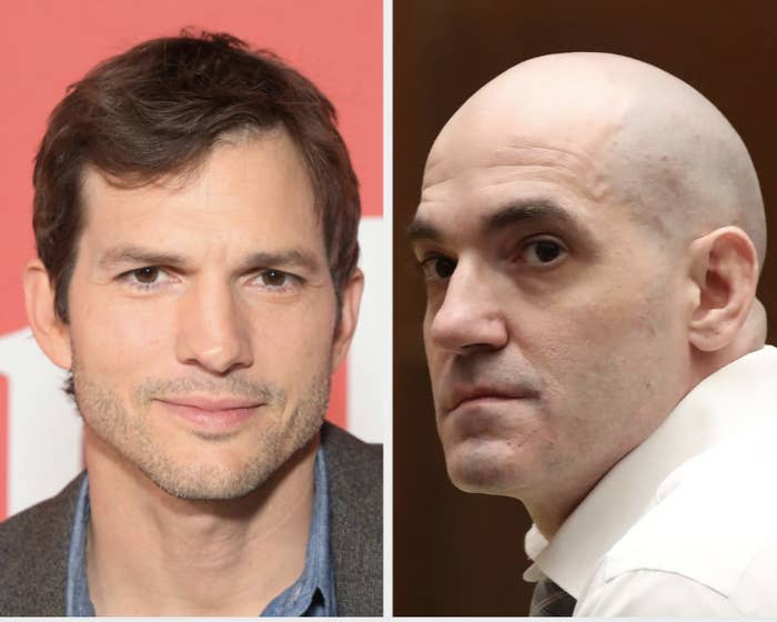 Side-by-side of Ashton Kutcher and Michael Gargiulo