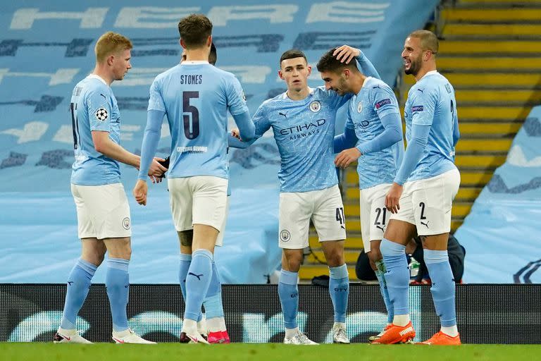 Manchester City frente al Olympiacos